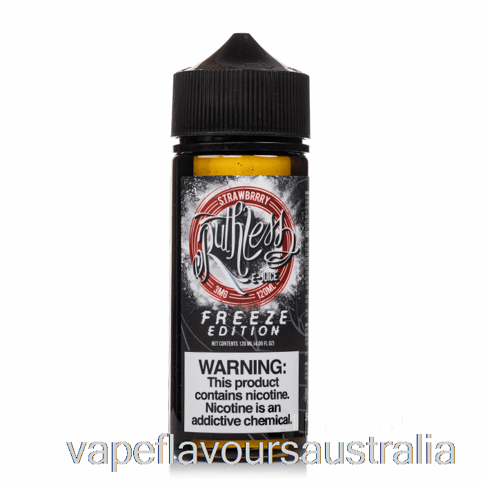 Vape Australia STRAWBRRRY - Freeze Edition - Ruthless Vapor - 120mL 0mg
